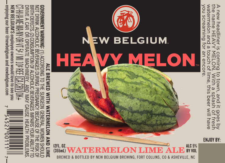 New Belgium Heavy Melon Watermelon Lime Ale, a 2016 potential Beer Street Journal