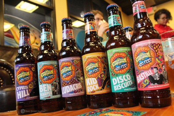 SweetWater 420 Fest 2016 bottles