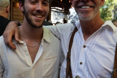 Dave Blanchard and son at Brick Store Pub Oktoberfest in Decatur, GA