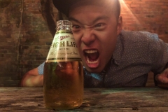 Tristan Chan Fights Miller High Life