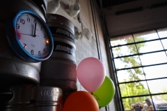 Party Decorations in the taproom at Monday Night's 12th Anniversary, Monday Night Garage, Atlanta, Georgia, 2023.
