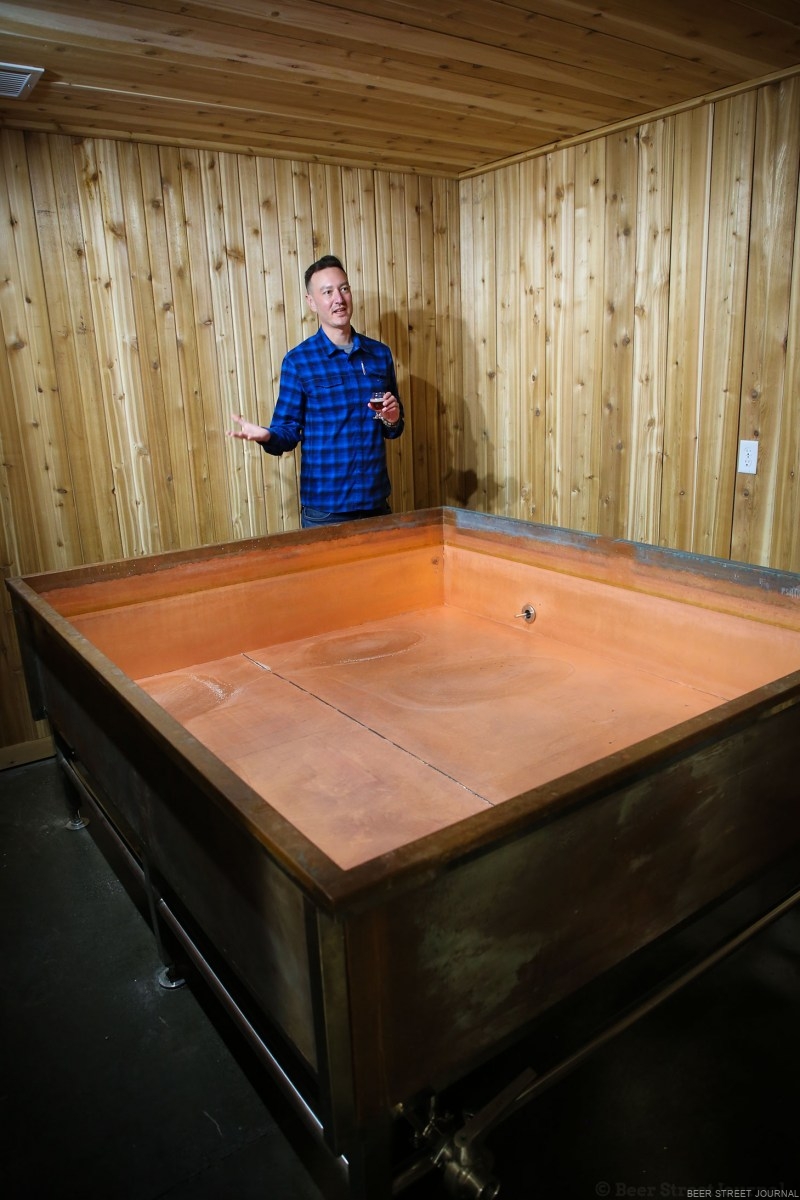 The coolship at Mountains Walking Brewery in Bozeman