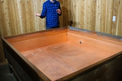 The coolship at Mountains Walking Brewery in Bozeman