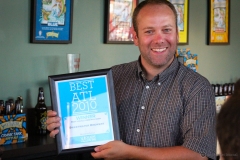 Pics from the release party for SweetWater's Crank Tank beer, August 2011.