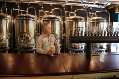 Brian Purcell behind the bar at Three Taverns, Three Taverns Imaginarium, Atlanta, Georgia, 2021.