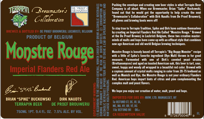 CASK ALERT: Terrapin/De Proef Monstre Rouge - Beer Street Journal