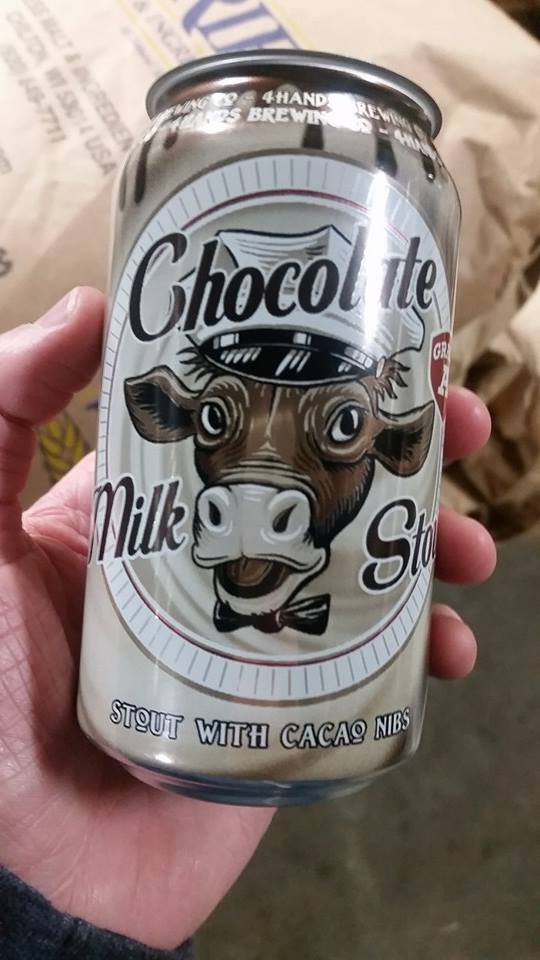 4 Hands Chocolate Milk Stout Cans