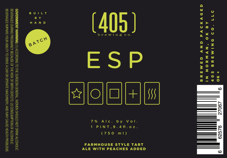 405 Brewing ESP Farmhouse Ale