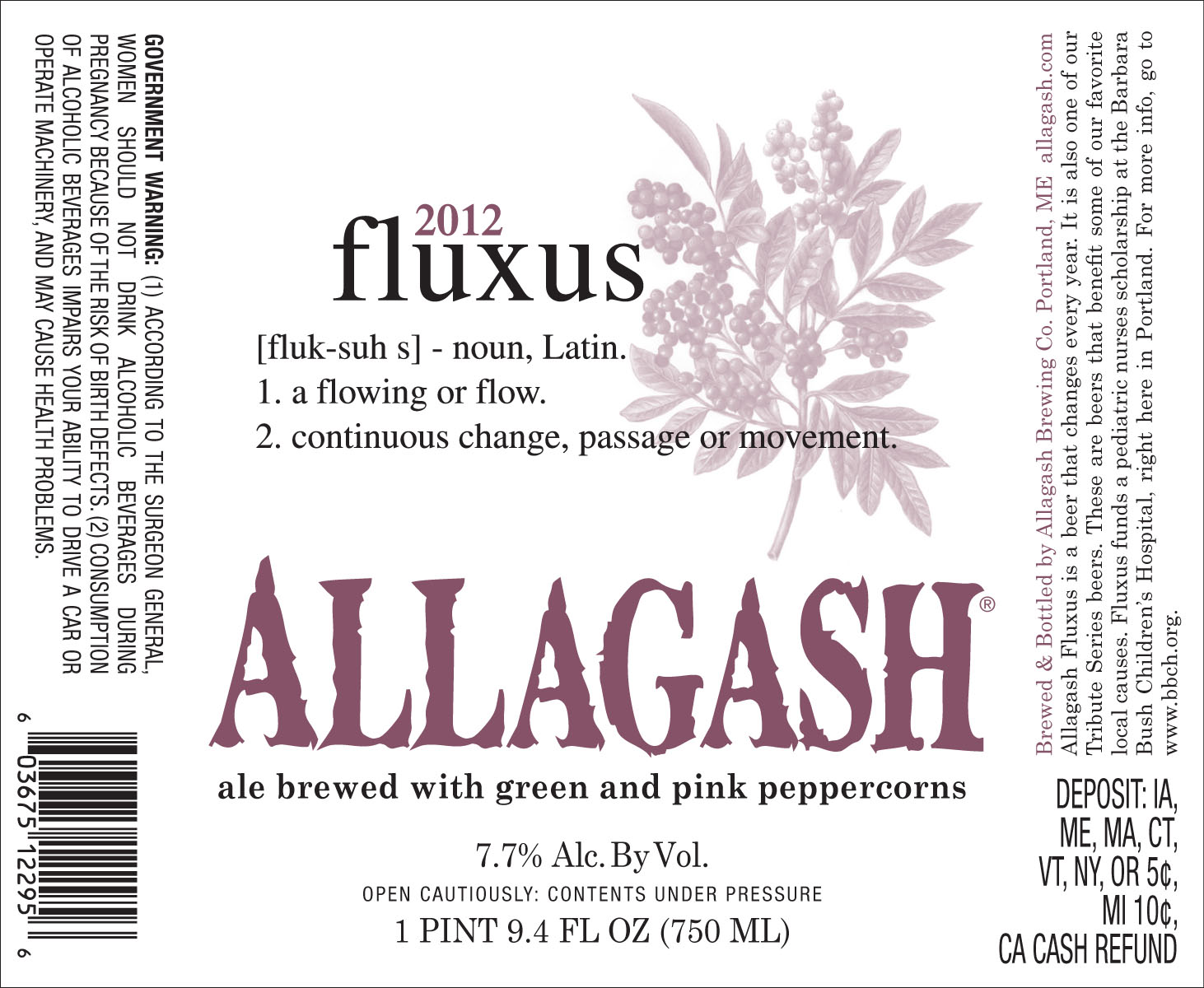 Allagash Fluxus 2012