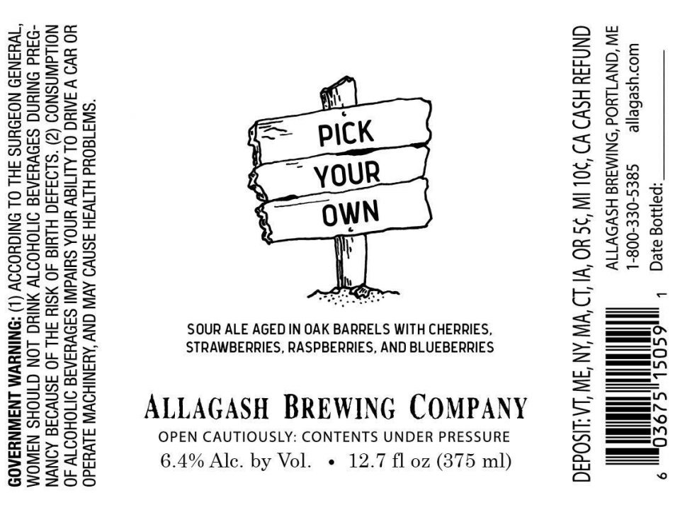 Allagash Pick Your Own