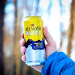 Allagash White Can Hands