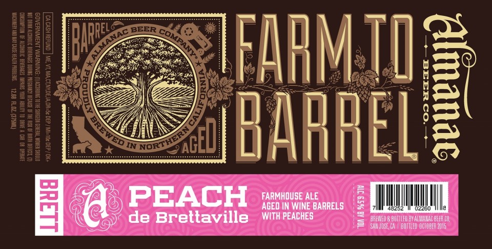 Almanac Farm to Barrel Peach de Brettaville