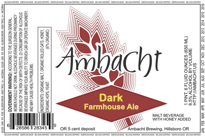 Ambacht Dark Farmhouse Ale