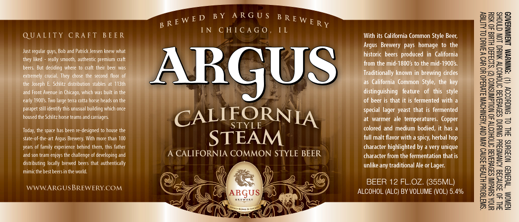 Argus Brewery California Style Steam Ale