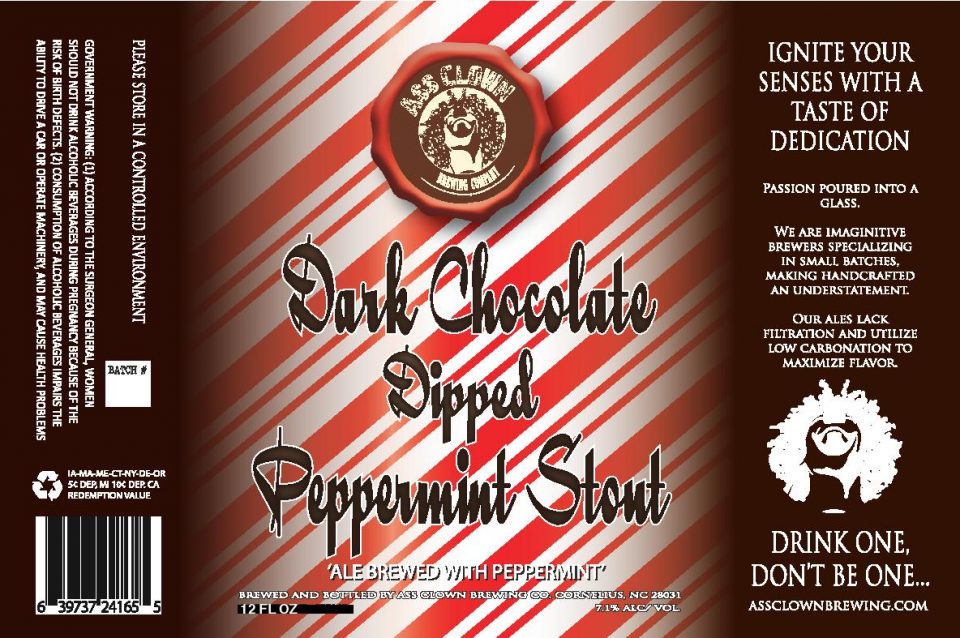 Ass Clown Dark Chocolate Dipped Peppermint Stout