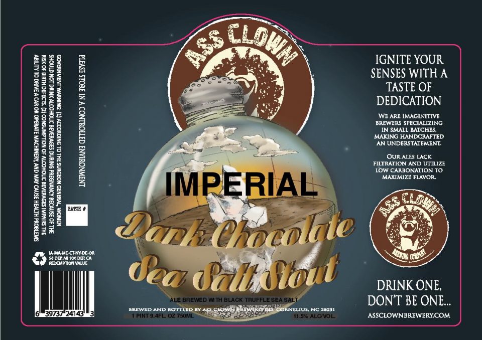 Ass Clown Imperial Dark Chocolate Sea Salt Stout