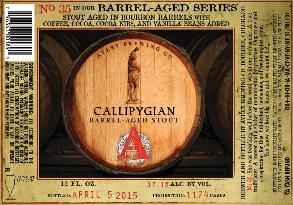 Avery Calliphgian Barrel-Aged Stout