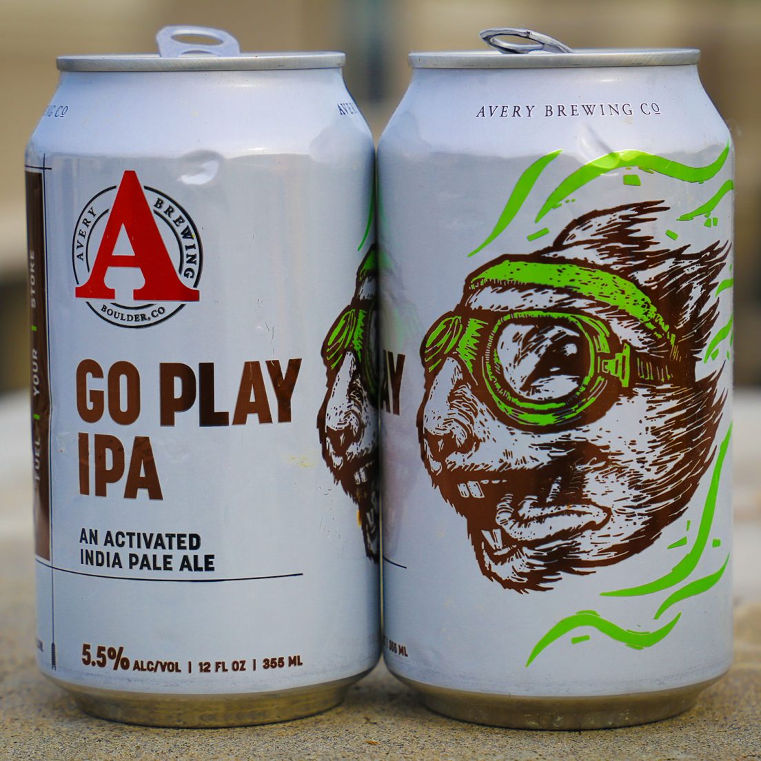 Avery Go Play IPA cans