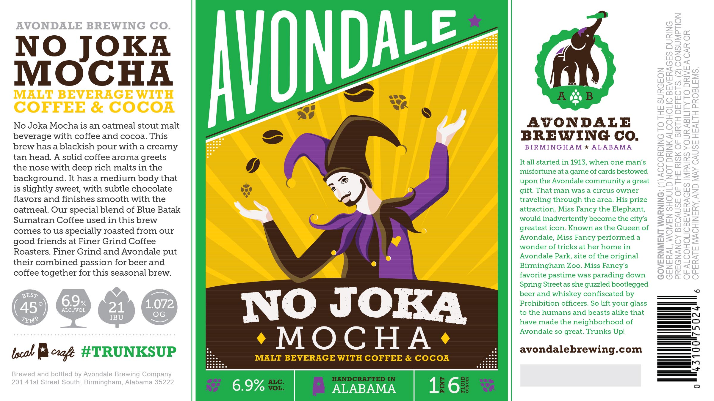 Avondale Brewing No Joka Mocha