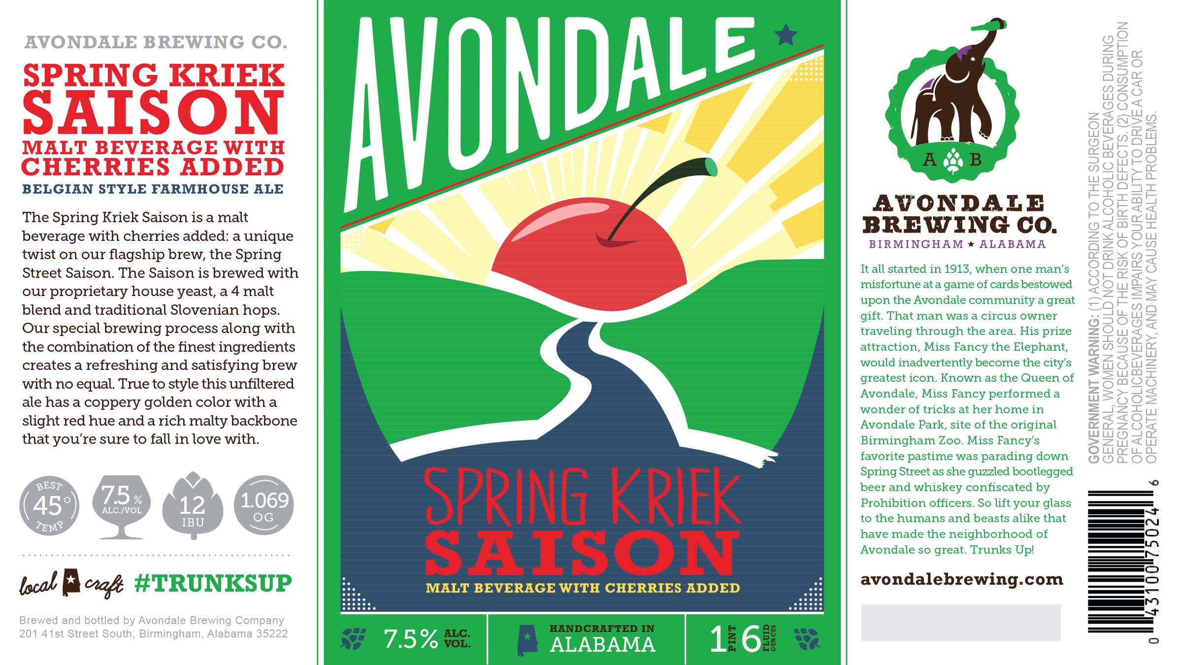 Avondale Brewing Spring Saison