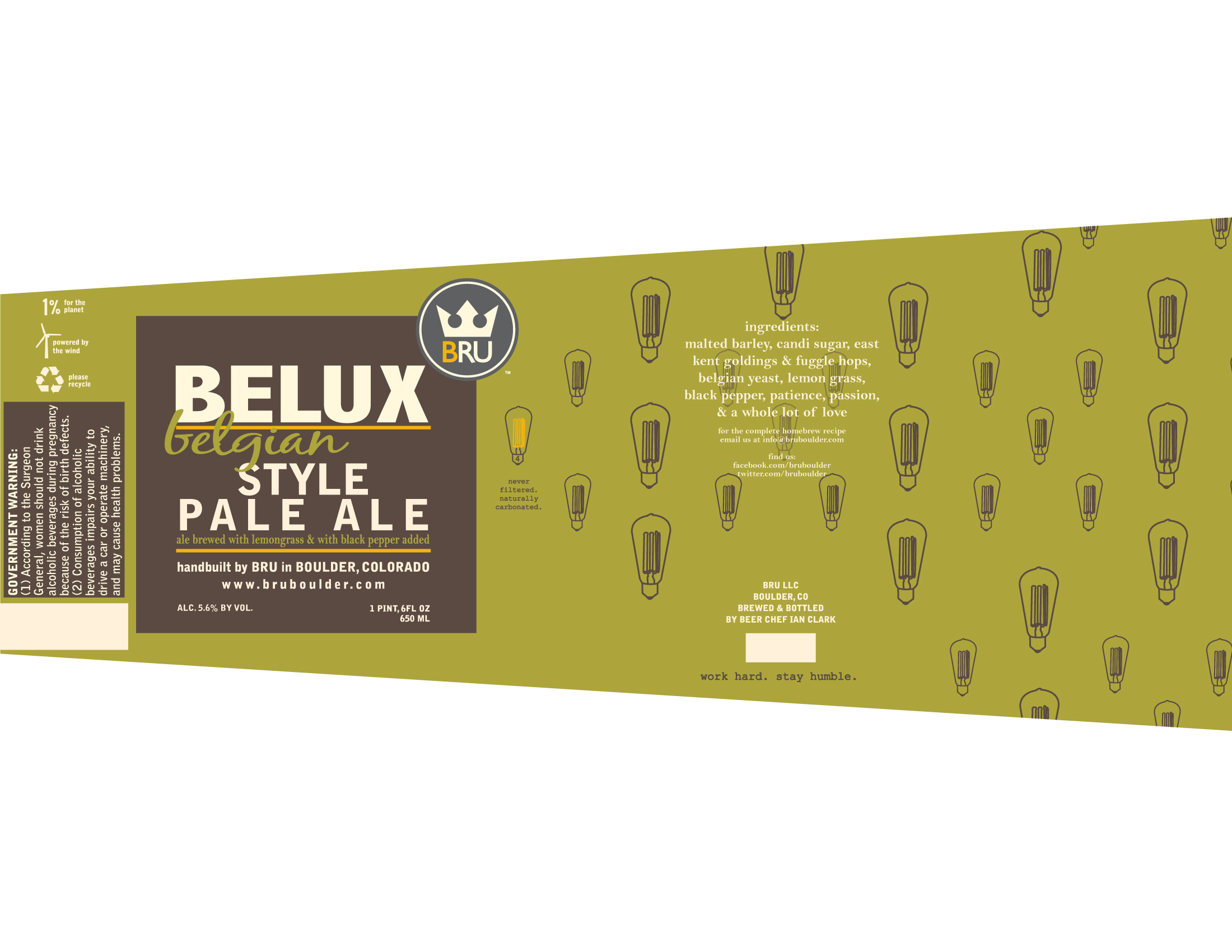BRU Belux Belgian Style Pale Ale