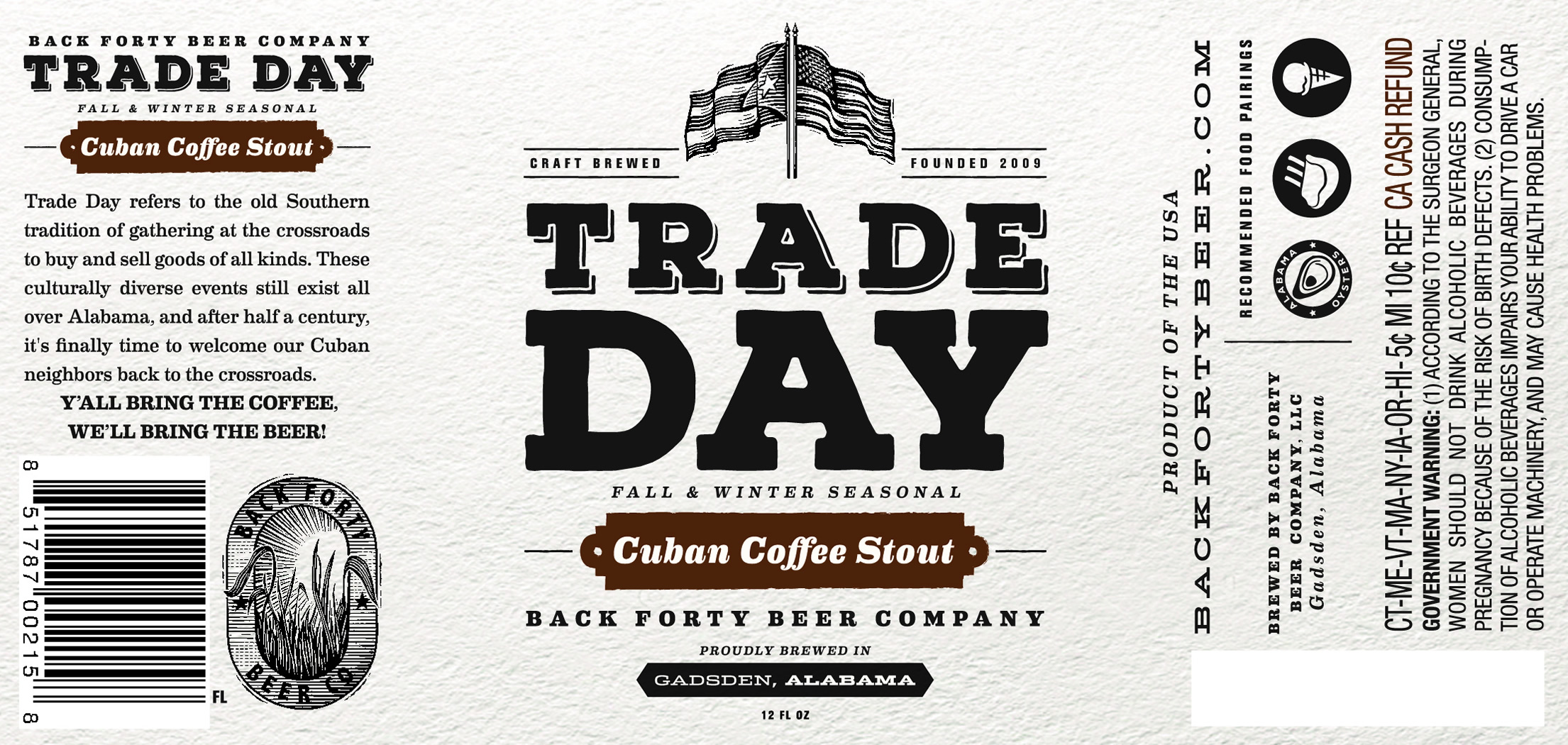 Back Forty Trade Day Cuban Coffee Stout