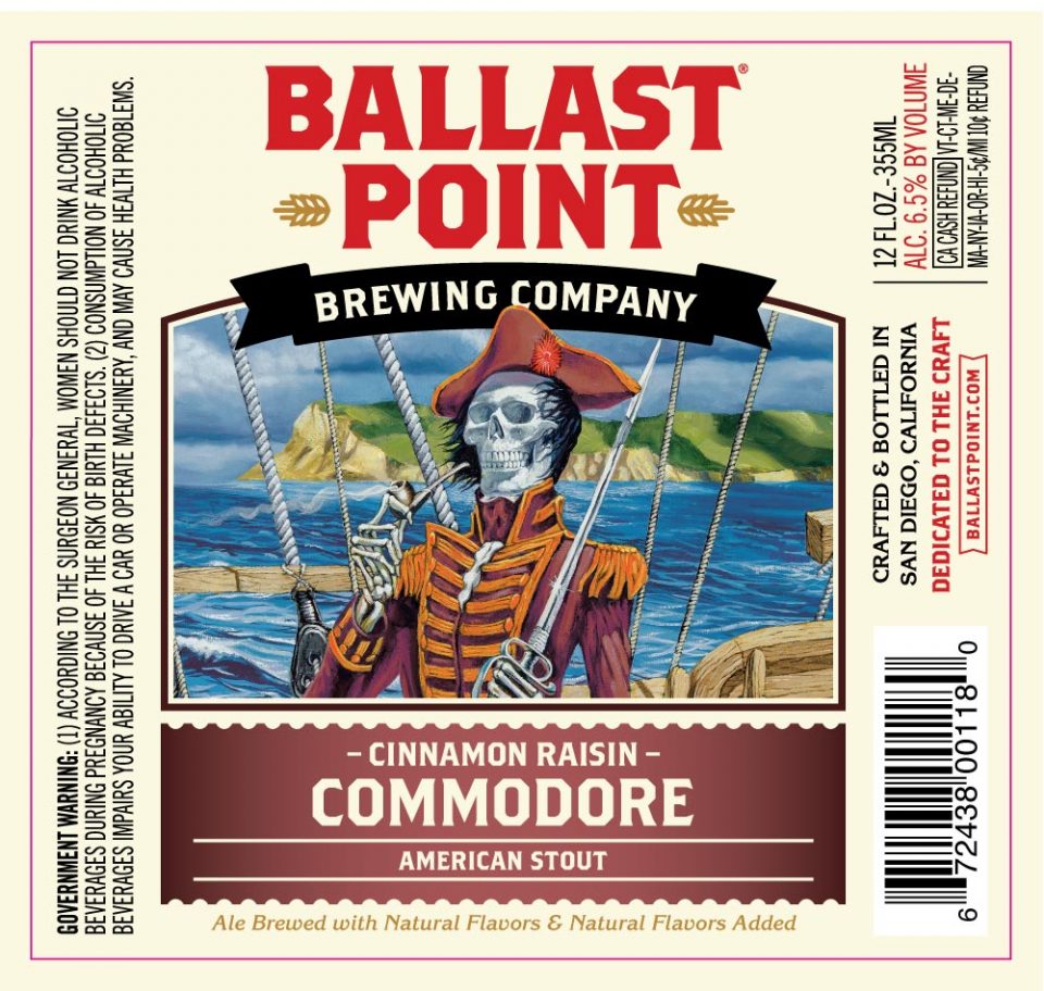 Ballast Point Cinnamon Raisin Commodore