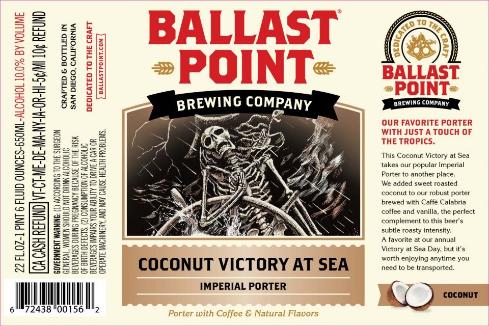 Ballast Point Coconut Victory at Sea