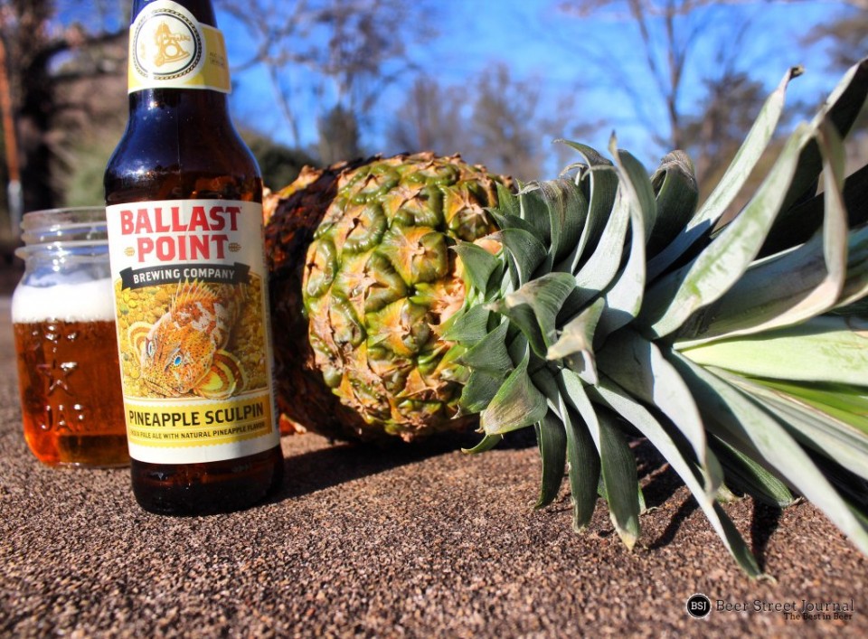 Ballast Point Pineapple Sculpin bottle