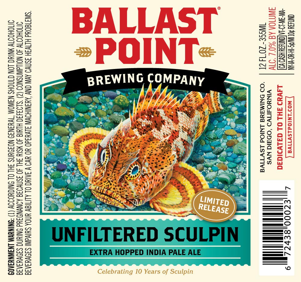 Ballast Point Unfiltered Sculpin