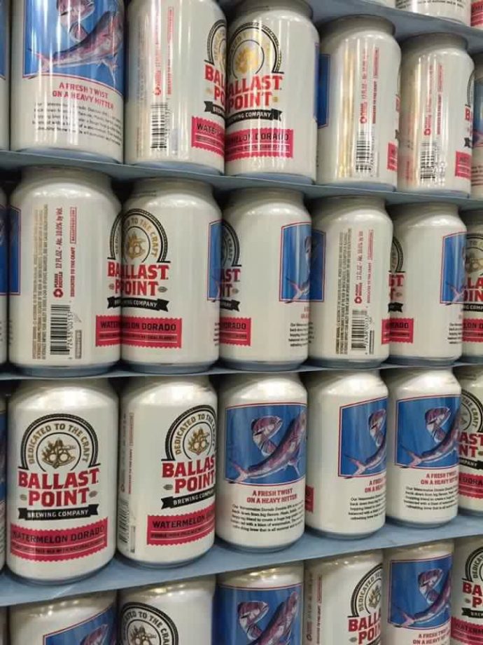 Ballast Point Watermelon Dorado cans on the way Beer Street Journal