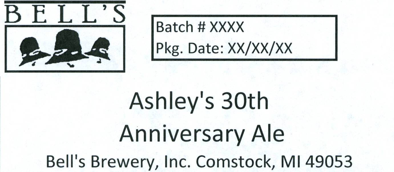 Bell's Ashley's 30th Anniversary Ale