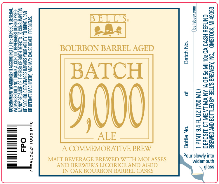 Bell's Bourbon Barrel Batch 9,000