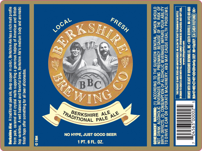 Berkshire Brewing Berkshire Ale Traditional Pale Ale