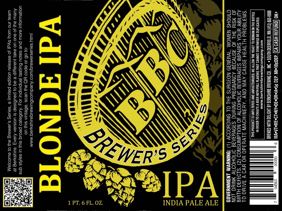 Berkshire Brewing Blonde IPA