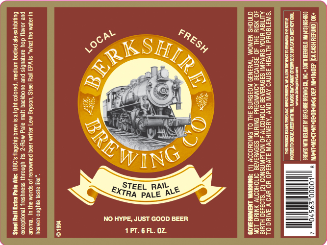 Berkshire Brewing Steel Rail Extra Pale Ale