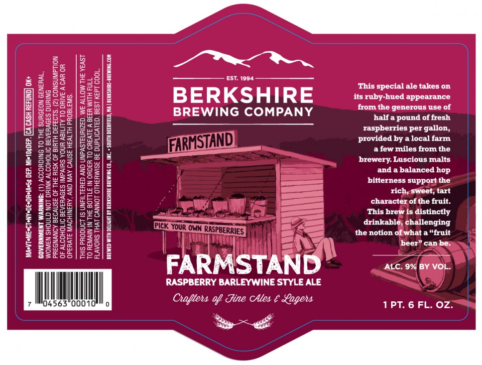 Berkshire Farmstand Raspberry Barleywine Style Ale