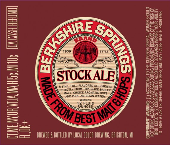 Berkshire Springs Stock Ale