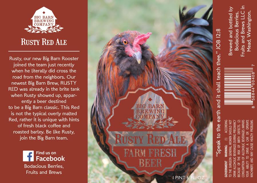 Big Barn Brewing Rusty Red Ale