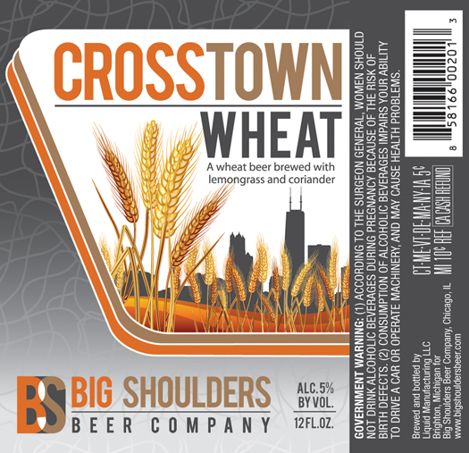 Big Shoulders Brewing Crosstown Wheat