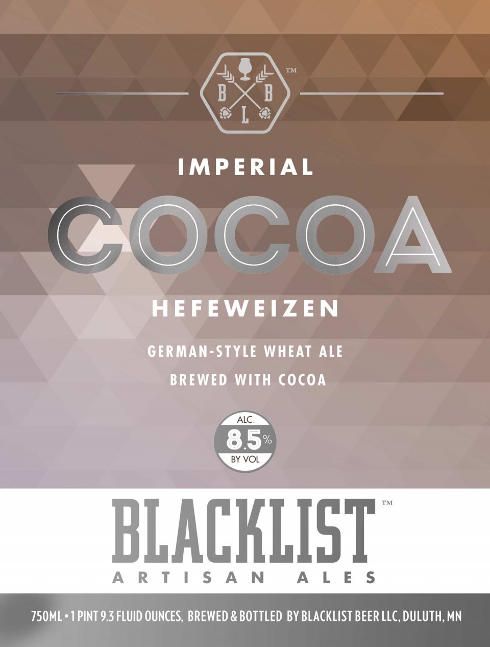 Blacklist Artisan Ales Imperial Cocoa Hefeweizen