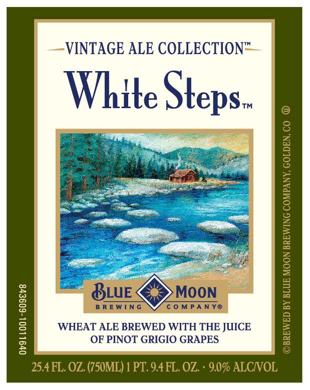 Blue Moon White Steps Front