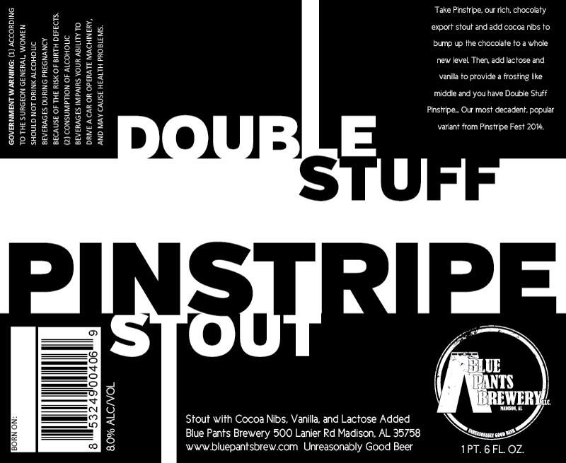 Blue Pants Double Stuff Pinstripe Stout