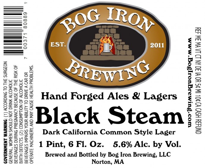 Bog Iron Brewing Black Steam