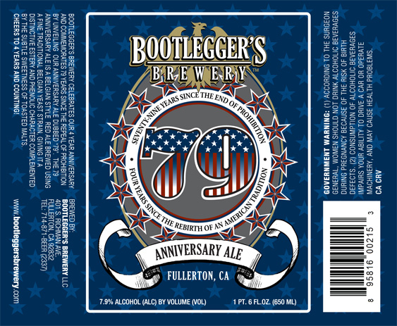 Bootleggers Brewery 79 Anniversary
