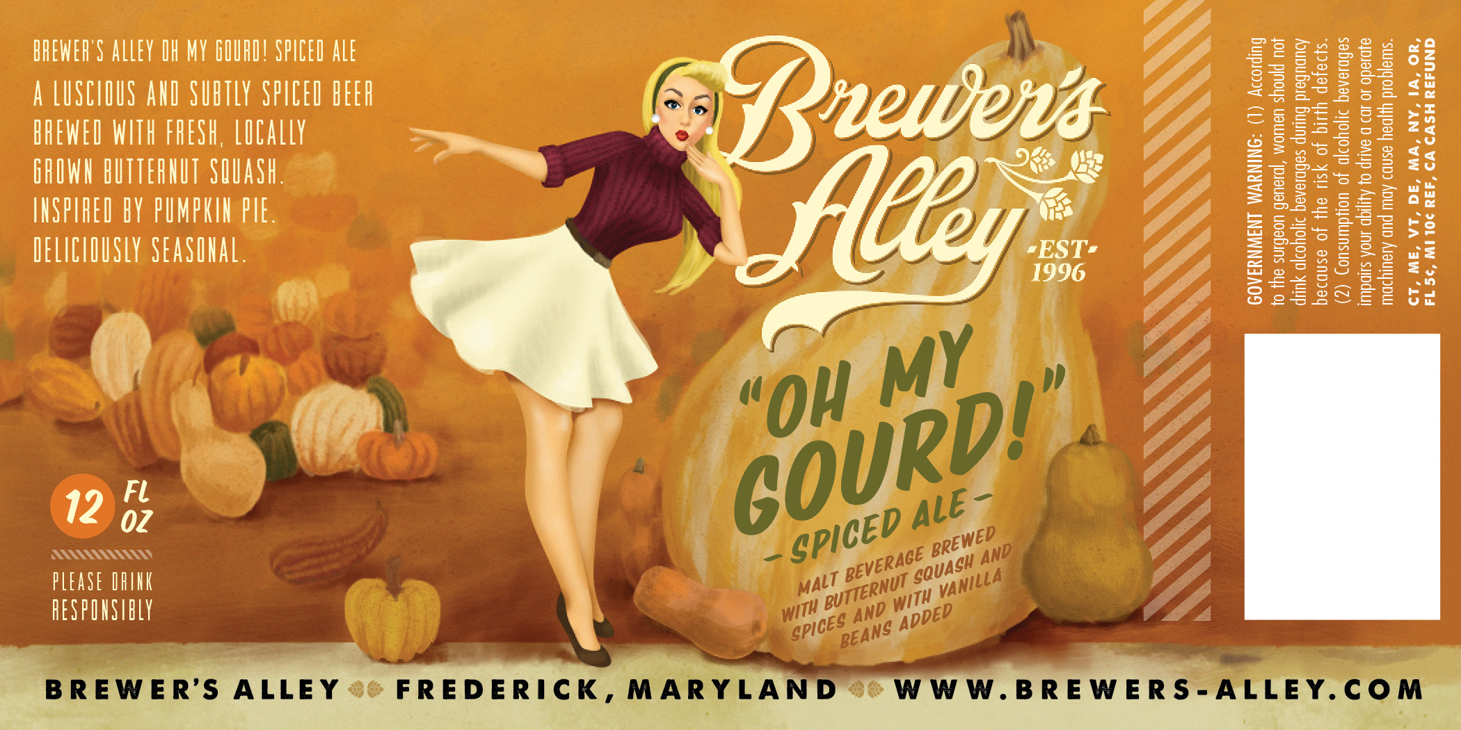 Brewer's Alley Oh My Gourd