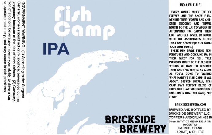 Brickside Brewery Fish Camp IPA