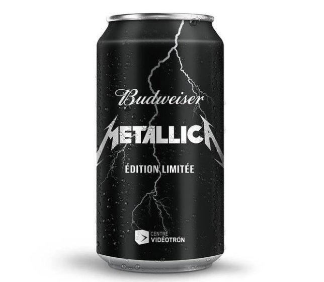 Budweiser Metallica Cans