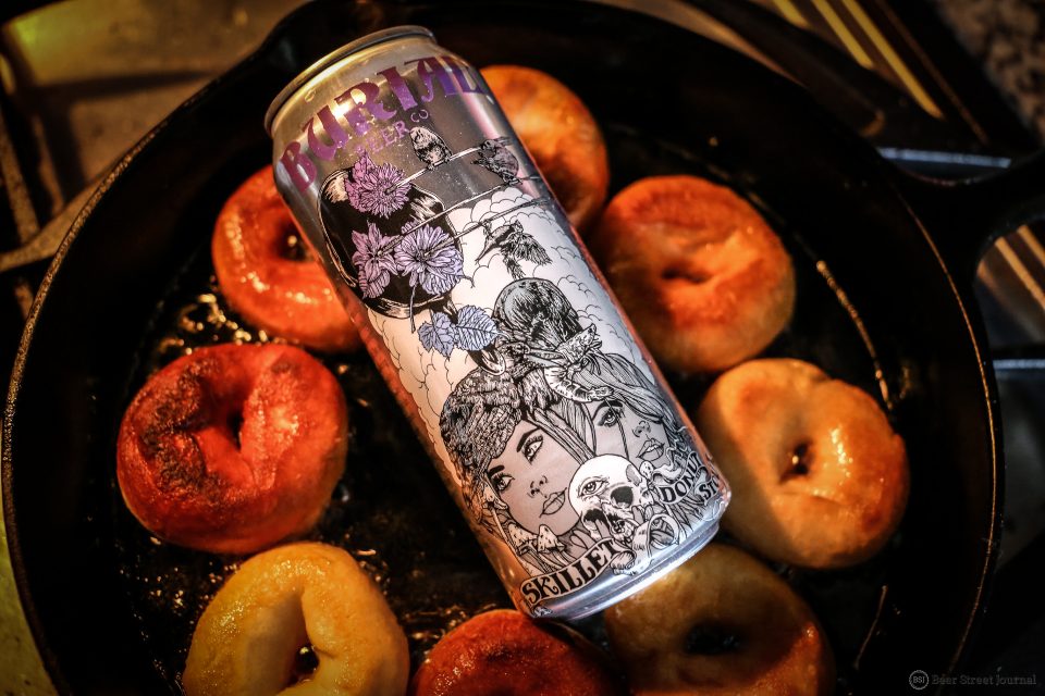 Burial Skillet Donut Stout cans