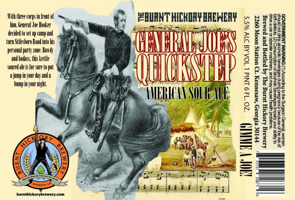Burnt Hickory General Joe's Quickstep American Sour Ale